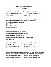 TOP 60 câu trắc nghiệm xử lí nâng cao | Môn tin học đại cương