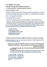 Ôn tập Môn Kế toán tài chính | Đại học Tài nguyên và Môi trường Hà Nội