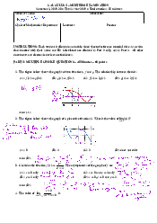 Midterm 19-20 - Calculus 1 | Trường Đại học Quốc tế, Đại học Quốc gia Thành phố HCM