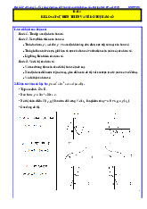Các dạng bài tập giá trị lớn nhất và giá trị nhỏ nhất của hàm số Toán 12 KNTTVCS