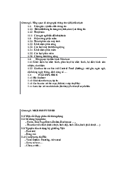 Nội dung câu hỏi theo đề cương 2022 | Đại học Lao động - Xã hội