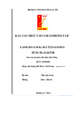 Báo cáo Thực Tập Cơ Bản - Lắp Ráp Mạch Đa Hài Tự Động | Thực tập cơ bản | Trường Đại học Bách khoa Hà Nội