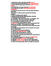 Trắc nghiệm Dược liệu 2 LT - Câu hỏi và đáp án chi tiết