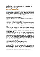 Thuế đất phi nông nghiệp là gì? Cách tính và đối tượng phải nộp?