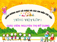 Giáo án điện tử Tiếng việt 1 bài 52 Cánh diều: Học vần: Ut, ưt