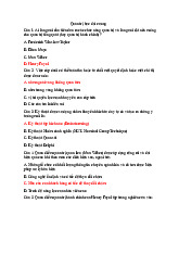 Trắc nghiệm Quản trị học đại cương | Trường Đại học Thương Mại