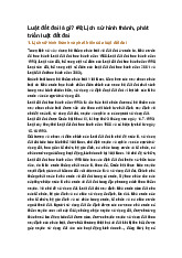 Luật đất đai là gì? #8;Lịch sử hình thành, phát triển luật đất đai