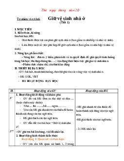 Giáo án Tự nhiên và xã hội 2 sách Chân trời sáng tạo (Cả năm)| Tuần 4