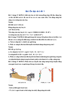 Giải Khoa học tự nhiên 9 Chân trời sáng tạo Ôn tập chủ đề 1