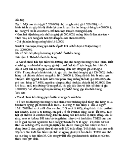 Bài tập - bảo hiểm