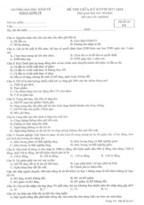 Trắc nghiệm giữa kỳ 2017 - Môn Kinh tế vĩ mô - Đại Học Kinh Tế - Đại học Đà Nẵng