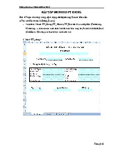 Tổng hợp bài tập microsoft excel 2007 | Trường Cao Đẳng Công nghiệp quốc phòng