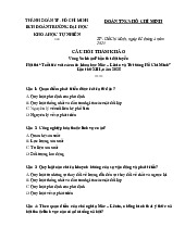Câu Hỏi Tham Khảo Vòng Sơ Khảo Đội Tuyển Khoa Học Mác Lênin 2025 môn Triết học Mác - Lênin | Trường Đại học Khoa học Tự nhiên, Đại học Quốc gia Thành phố Hồ Chí Minh