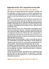 Nghị luận xã hội về hi vọng chọn lọc hay nhất