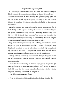 Soạn bài Ôn tập trang 130 - Chân trời sáng tạo