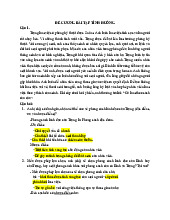 Đề cương Bài Tập Tình Huống Môn Quản trị học | Đại học Công Nghệ Đông Á