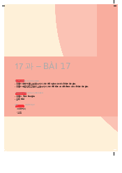 Bài giảng luyện tập bài 17 - Hàn Quốc Học | Trường Đại học Ngoại ngữ, Đại học Quốc gia Hà Nội