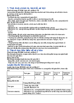 Giải SGK Lịch sử 7 bài 9 : Vương triều Hồi giáo Đê-li | Chân trời sáng tạo