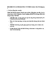 tìm hiểu về công ty tnhh clara việt nam phần  1 môn Marketing cơ bản  | Học viện Nông nghiệp Việt Nam