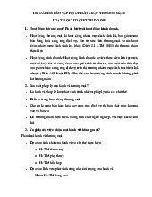 150 câu hỏi ôn tập luật thương mại | Trường Đại học Luật, Đại học Quốc gia Hà Nội