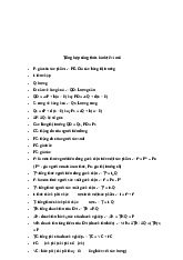 Tổng hợp công thức kinh tế vi mô | Kinh tế vi mô | Đại học Ngoại thương