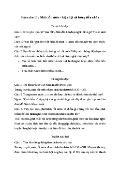 Soạn bài Múa rối nước - hiện đại soi bóng tiền nhân - Kết nối tri thức Ngữ văn lớp 10