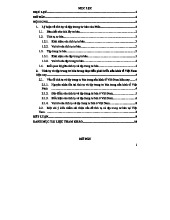 Luận Văn về Tích Cực và Tập Trung Tư Bản của Mác tại VN