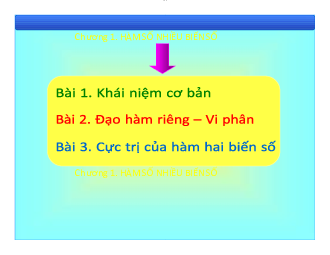 Giới hạn+ Tính liên tục của hàm 2 biến - Giải Tích | Trường Đại học CNTT Thành Phố Hồ Chí Minh