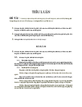 Trình bày lý luận và thực tiễn về hàng hóa, sản xuất hàng hóa, nền kinh tế thị trường, đặc trưng chung của nền kinh tế thị trường và những ưu thế, khuyết tật của nó. môn Triết học Mác - Lênin   | Trường đại học kinh doanh và công nghệ Hà Nội