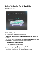 Nội dung về chủ đề Buồng tái tạo cơ thể và tinh thần