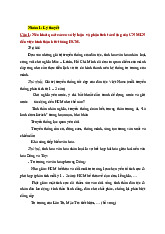 Đề cương ôn tập thi kết thúc học phần TTHCM - Tư tưởng Hồ Chí Minh