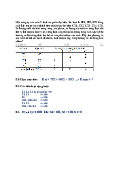 Chữa bài tập thực hành - Môn hệ thống thông tin quản lý | Đại học Kinh Tế Quốc Dân