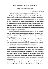 Khái quát về giải quyết tranh chấp kinh doanh thương mại  - Luật hành chính