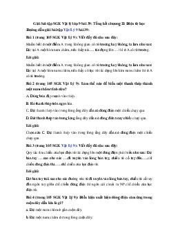 Giải Lý 9 bài 6: Bài tập vận dụng định luật Ôm