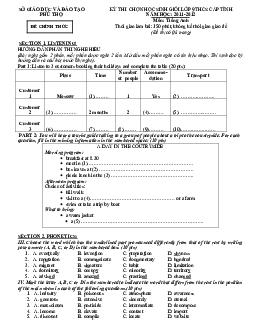Đề thi chọn học sinh giỏi lớp 9 THCS tỉnh Phú Thọ năm học 2011-2012 (có đáp án )