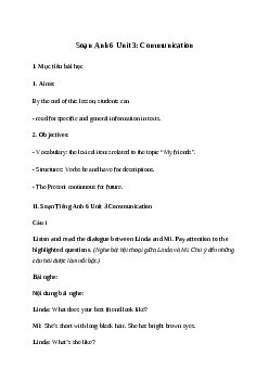 Giải Tiếng Anh 6 Unit 3: Communication | Global Success