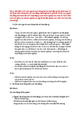 Giả định vị trí của người mua hàng hóa sức lao động môn Kinh tế chính trị Mác - Lênin | Trường đại học kinh doanh và công nghệ Hà Nội