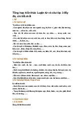 Tổng hợp kiến thức Luyện từ và câu lớp 3 đầy đủ, chi tiết nhất