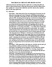 Tóm tắt về Môi trường đầu tư môn Kinh tế đầu tư 1 | Trường Đại học Thủy Lợi