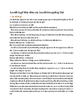Âm tiết là gì? Đặc điểm của Âm tiết trong tiếng Việt