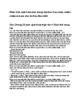 Phân tích một hình ảnh trong bài thơ Con chim chiền chiện mà em cho là độc đáo nhất - Ngữ văn 7