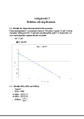 Assignment 5 - Problem Solving in Consumer Budget Lines | Microeconomics | Trường Đại học Quốc tế, Đại học Quốc gia Thành phố Hồ Chí Minh