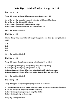 Giải Toán 11 Bài tập cuối chương IV | Cánh diều