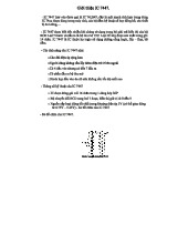 Giới thiệu và Tính năng của IC 7447 trong Mạch Tích Hợp 74xx