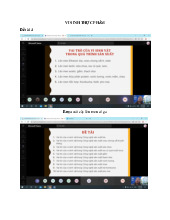 Đề cương môn vi sinh thực phẩm- Trường Đại học bách khoa - Đại học đà nẵng.