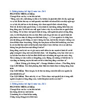 Bộ đề thi giữa kì 1 Văn 12 Kết nối tri thức - Số 2