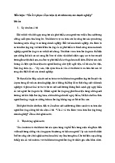 Tiểu luận: “Vấn đề vi phạm về an toàn và sức khỏe của các doanh nghiệp” môn Quản trị học | Đại học Kinh tế Thành phố Hồ Chí Minh