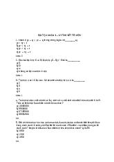 Ôn tập phần 1 toán rời rạc | Toán Cao Cấp | Trường Đại học Thủy Lợi
