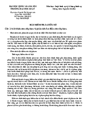 Bài kiểm tra giữa kỳ - Luật Hình Sự | Trường Đại học Luật, Đại học Quốc gia Hà Nội
