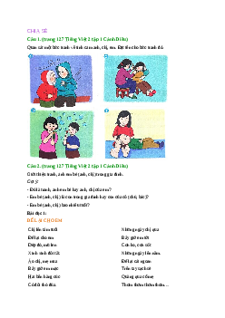 Giải SGK môn Tiếng việt 2 - Bài 16: Để lại cho em(5) | Cánh Diều